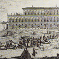 Veduta del Reale Palazzo de' Pitti Abitazione de' Regnanti Sovrani
