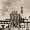 Veduta della Chiesa e Piazza d'Ognissanti
