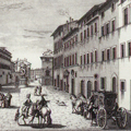 Veduta del Palazzo del Sig.re Marchese Strozzi, del Centauro e della Strada che conduce a S. Maria Novella