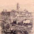 Veduta di Siena con il Duomo