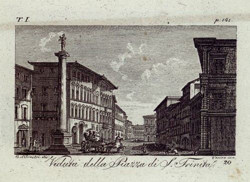 Veduta della Piazza di S. Trinita