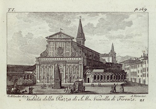 Veduta della Piazza di S. M. Novella di Firenze