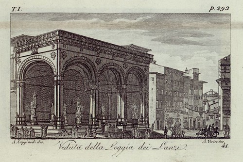 Veduta della Loggia dei Lanzi