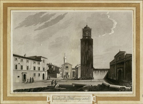 Veduta della Cattedrale e avanzi antichi