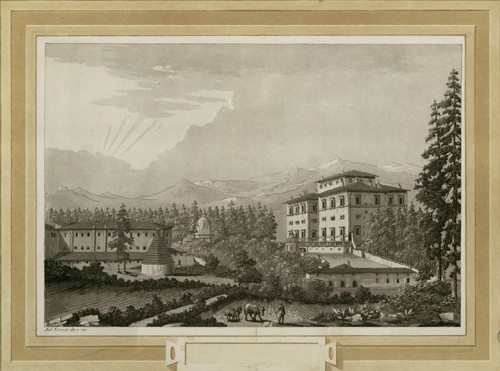 Veduta della R. Villa di Pratolino