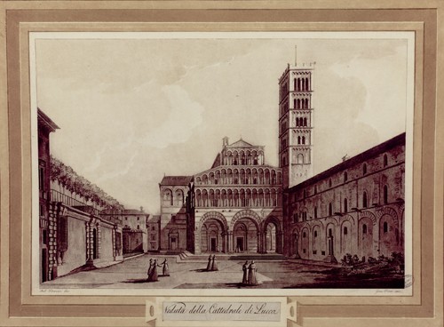 Veduta della Cattedrale di Lucca