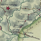 Strada da Roma a Firenze in una carta settecentesca di Antonio Giachi
